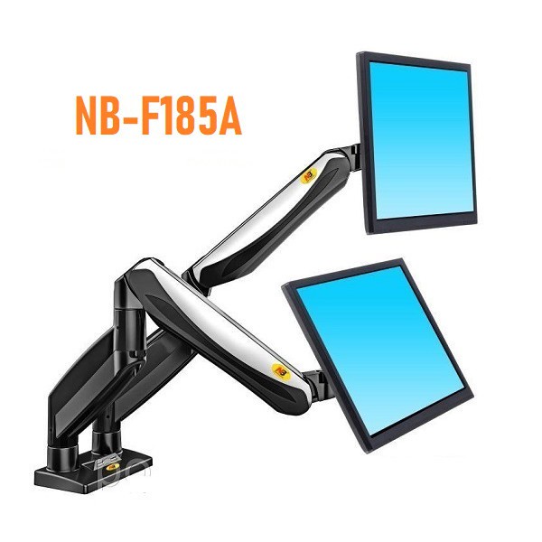 Giá Treo Máy Tính [ 2 Màn Hình ] 17" - 27 " NB -  F185 A [ HÀNG CHÍNH HÃNG ] - Model 2020 | BigBuy360 - bigbuy360.vn