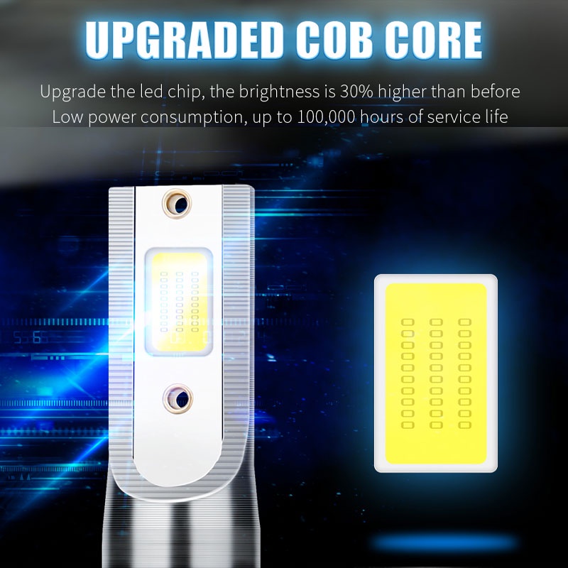 Đèn pha LED H4 LED H7 48W LYMOYO ánh sáng trắng 6000K COB H1 H3 H11 9012 9005 9006 mini cho xe hơi