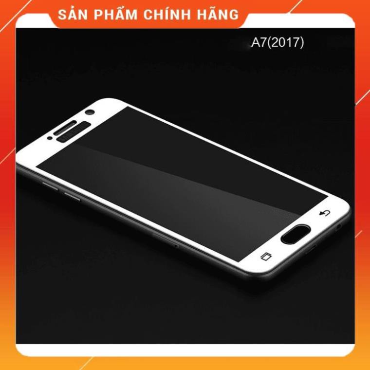 Kính cường lực samsung A7 2017  full màn .