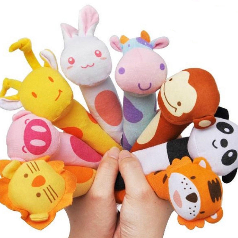 Bộ 5 sản phẩm đồ chơi lục lạc hình các con vật