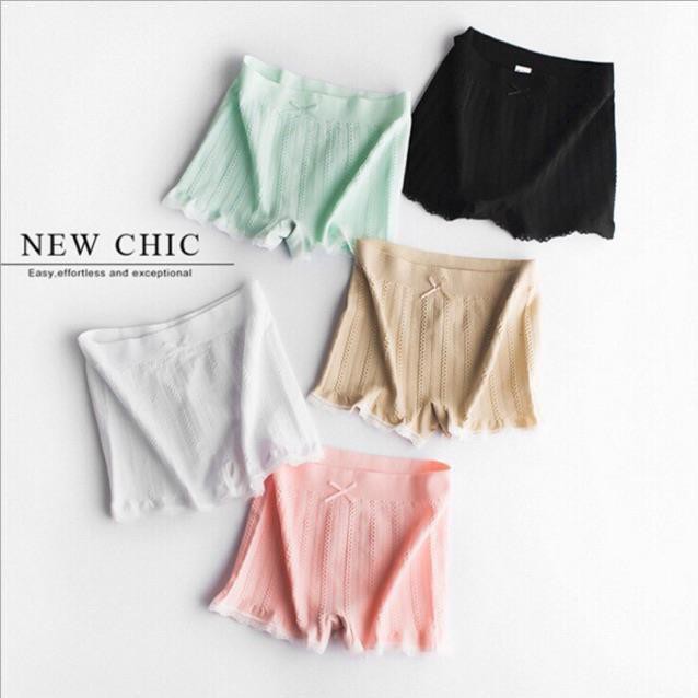 Quần Mặc Váy Siêu Giãn Túi Zip Xuất Nhật