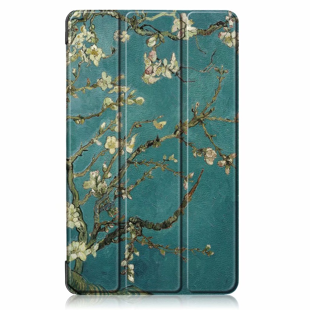 Coloured drawing flip leather Case Samsung Galaxy Tab A 8.0 2019 T290 T295 SM-T295 ultra-thin Shockproof Fold stand Tablet cover