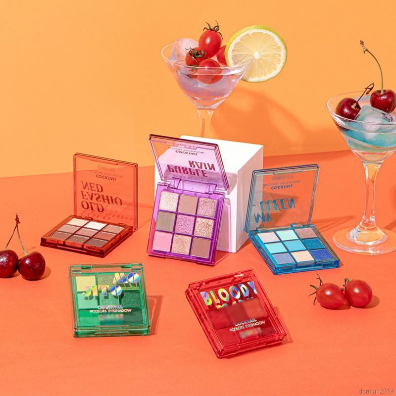 (Hàng Mới Về) Bảng Phấn Mắt Qibest 9 Màu Tông Nhũ Và Lì Trang Điểm Lâu Trôi | BigBuy360 - bigbuy360.vn