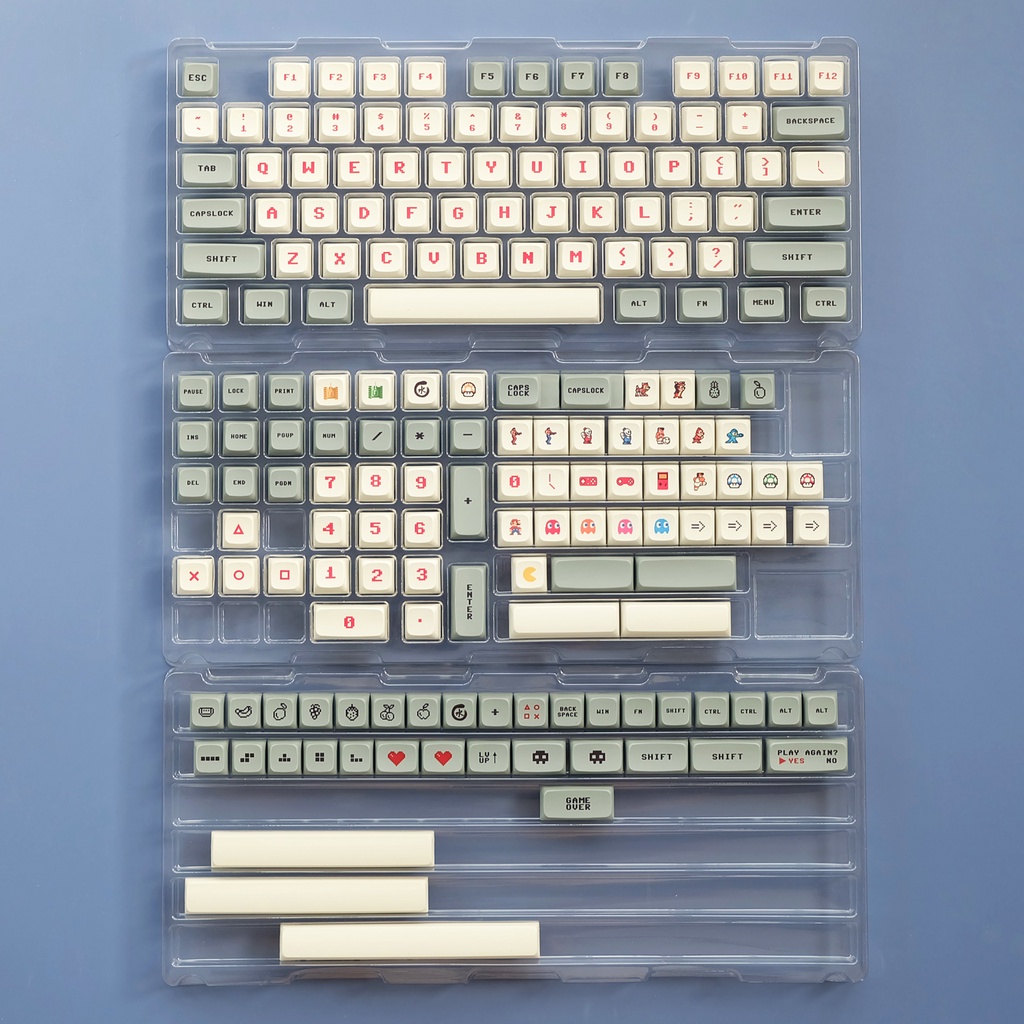 178 phím tùy chỉnh Trọn bộ Keycaps DSA Cấu hình vật liệu PBT cho Bàn phím cơ chuyển mạch Gateron Kailh Cherry MX (FC Gaming