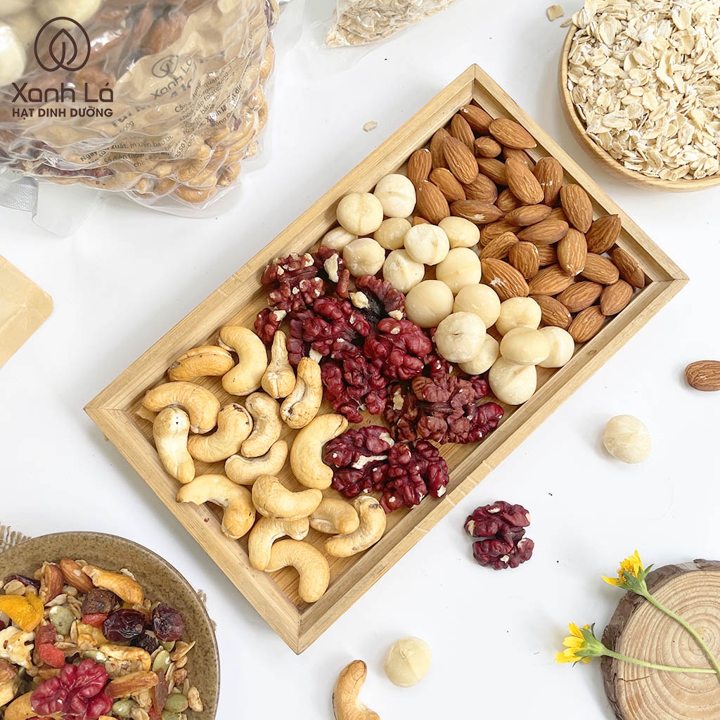 [Combo Bầu Khỏe] Granola Ăn Kiêng Siêu Hạt + Hạt dinh dưỡng mix 4 loại Xanh Lá