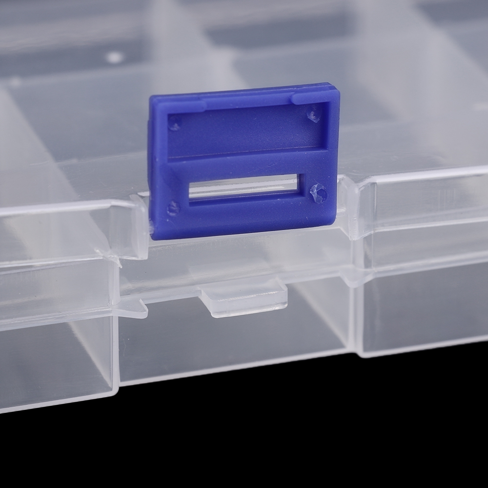 MUVAKO Hộp Đựng Móc Câu Cá Bằng Nhựa Hình Vuông Tiện Dụng