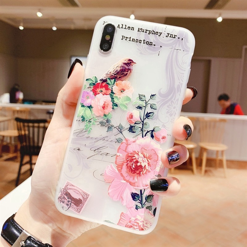 Ốp điện thoại từ TPU in hoa cho Samsung Galaxy S20 Ultra S20+ S20 S10 S10+ S10E S9 S9+ S8 S8+ Note 10 + Note 8 Note 9