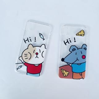 Ốp điện thoại silicone họa tiết hoạt hình xinh xắn cho iPhone 6 6s 7 8 plus x xs xr 11 pro max