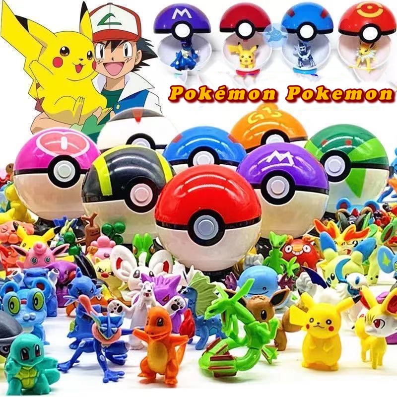 Bộ 144 Mô Hình Nhân Vật Pokemon Xinh Xắn