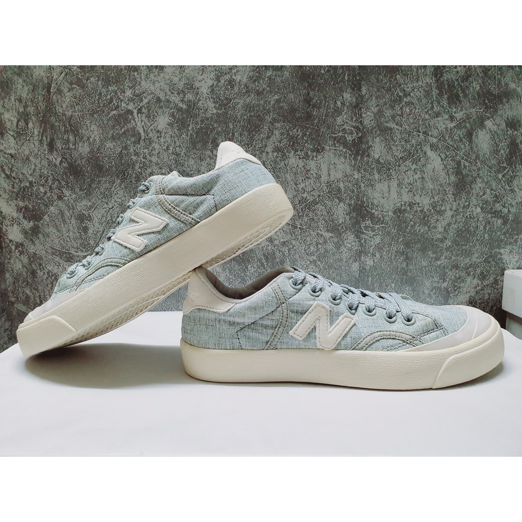 2hand- Size 37 Giày vải màu xanh muối tiêu