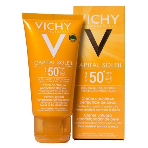 Vichy - Kem chống nắng SPF 50 UVA +UVB Vichy Ideal Soleil Mattifying Face Fluid Dry Touch 50ml