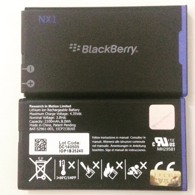 Pin BlackBery Q10(NX1) chính hãng