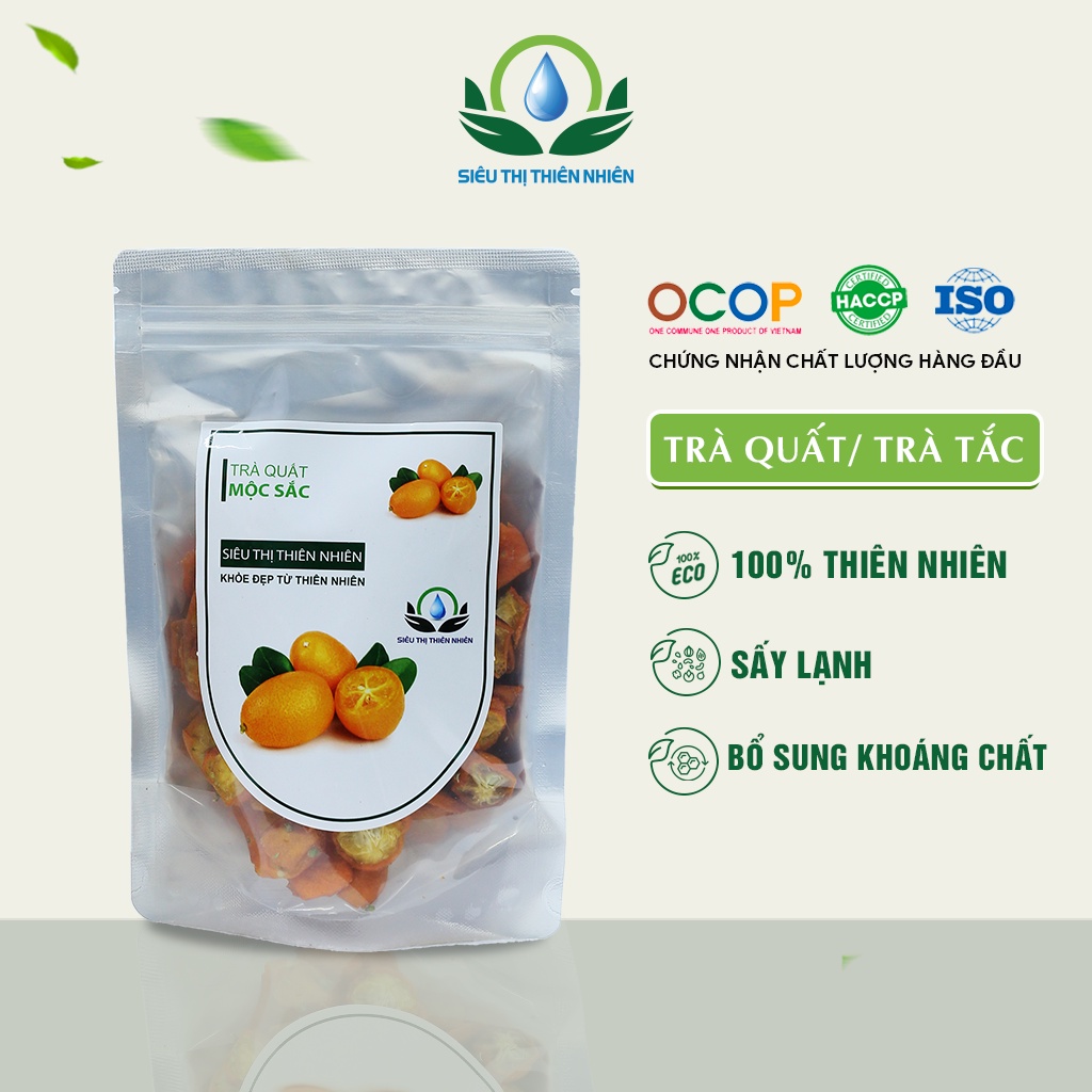 Trà Quất Sấy Khô SIÊU THỊ THIÊN NHIÊN Có Tác Dụng Giải Khát Và Ngăn Ngừa Ho, Cung Cấp Vitamin Túi 1KG