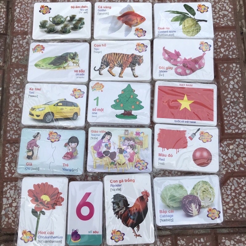 [Thanh lý] Thẻ học thông minh song ngữ Anh-Việt cho bé