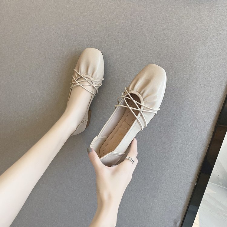 [ Mã 66CBSALE giảm 30K đơn 200K] Giày búp bê mũi vuông phong cách thời trang dành cho phái đẹp | BigBuy360 - bigbuy360.vn