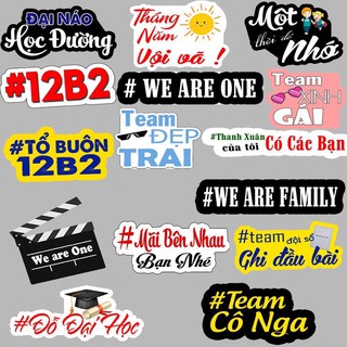 Hastag cầm tay chụp ảnh - trang trí lớp học, sinh nhật