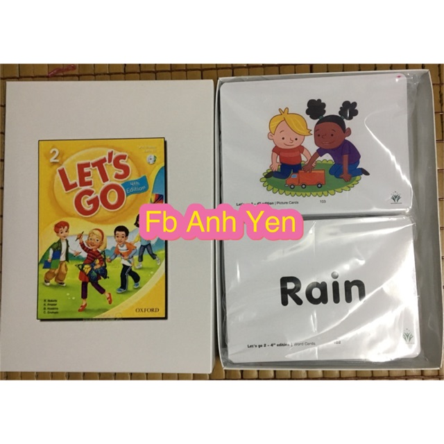 Thẻ Let's go 2 bản 4th, khổ a5 loại 1 và 2 mặt