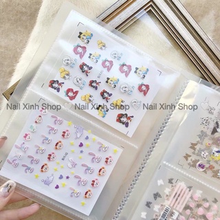Sổ đựng sticker nail - album sticker