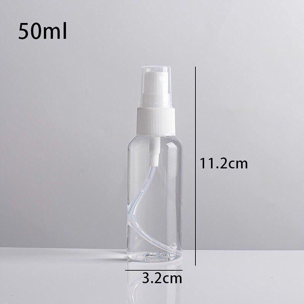 Chai nhựa Pet xịt phun sương/ chai chiết mỹ phẩm du lịch dung tích 30ml, 50ml, 100ml