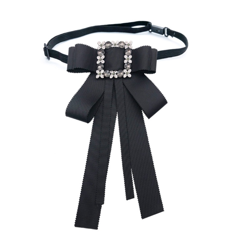 Trâm Cài Áo Hình Nơ Đính Đá Sang Trọng Cho Nữ