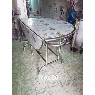 Bàn tròn xếp 3 1.2 met