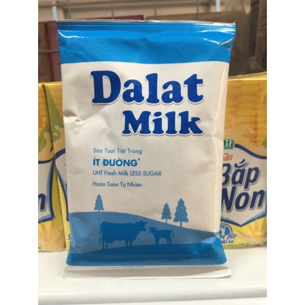 Sữa bịch dalat Milk có đường, ít đường , nguyên chất