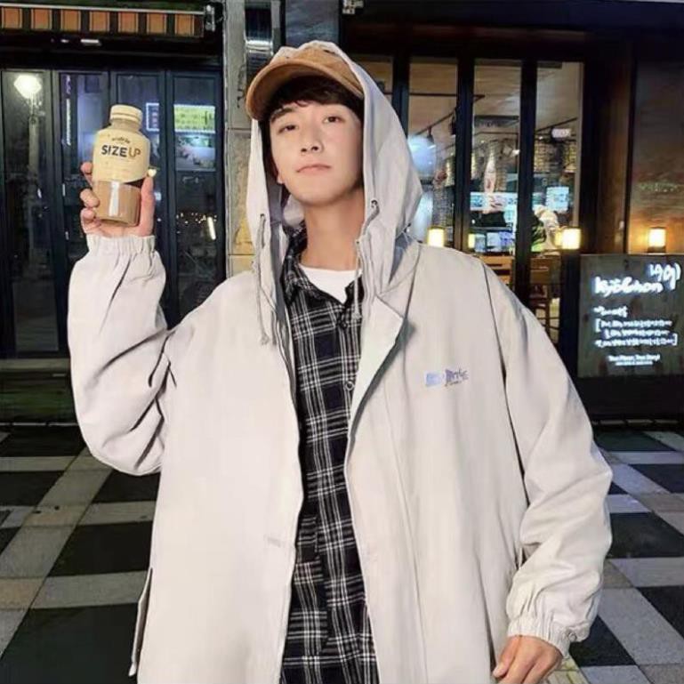 Áo khoác dù unisex form rộng PIKa Chiến nam nữ phong cách thời trang kmg