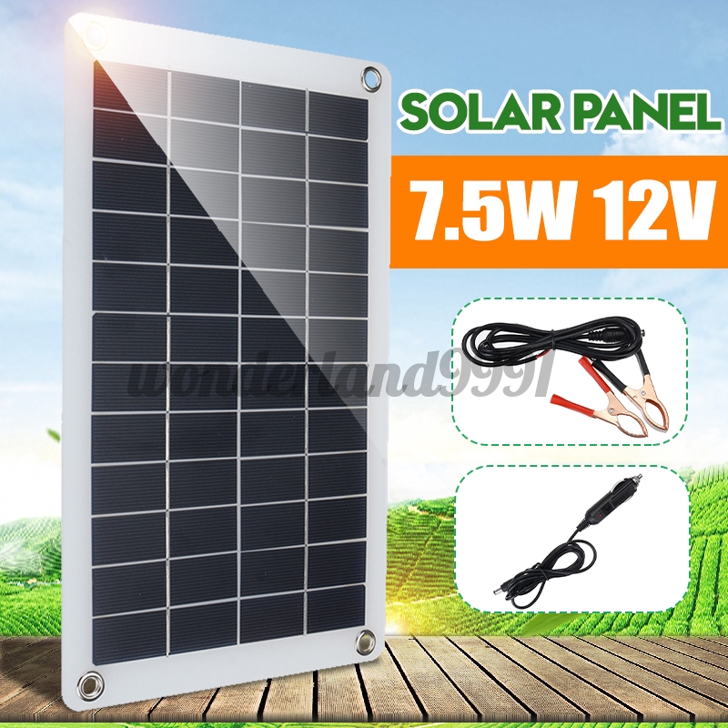 Tấm Sạc Pin Năng Lượng Mặt Trời 12v 30w
