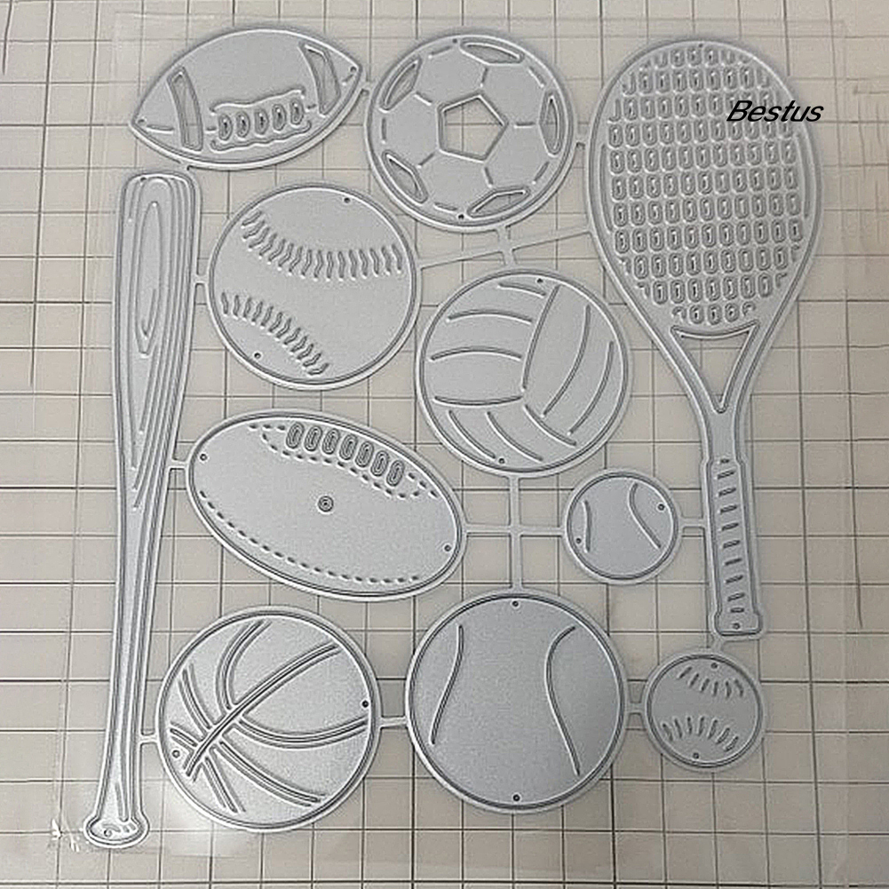 【BEST❀】Sports Ball Metal Cutting Dies DIY Scrapbook Paper Cards Decor Punch Stencil