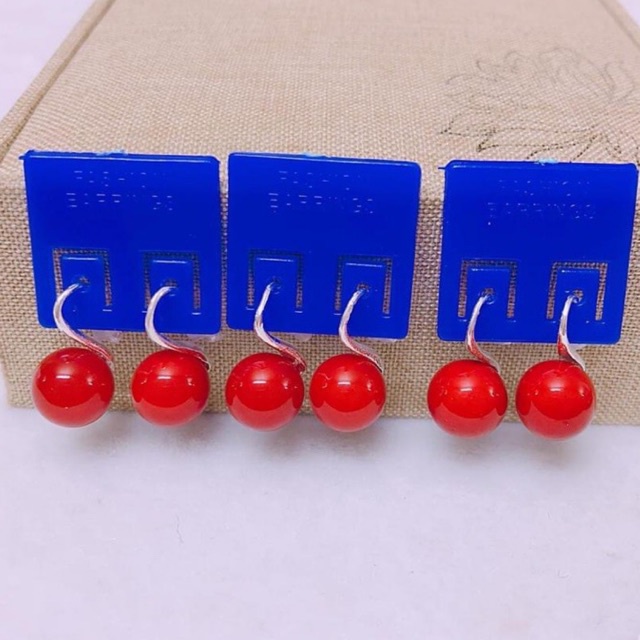 Bông tai móc câu bạc, mã trang sức chưa từng hết hot hit, nhẹ nhàng phong cách Mainomi Shop Bạc Xinh