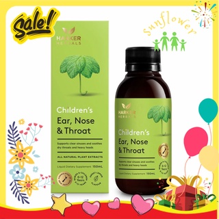 Siro Tăng Đề Kháng Tai Mũi Họng Harker xanh lá Herbals Children's Ear Nose & Throat Herbal Syrup 150ml của NewZealand