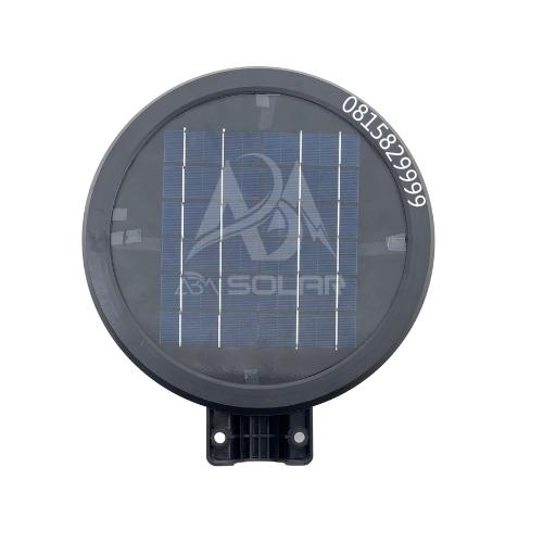 [100W]Đèn Năng Lượng Mặt Trời Liền Thể Tròn Tích Điện Tấm Pin, Chống Nước IP66,Cảm Biến Chuyển Động ,LED Siêu Sáng - ABM