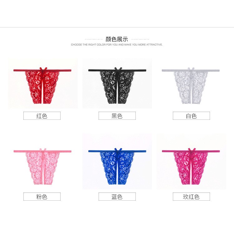 Quần lót ren hoa trong suốt thiết kế quyến rũ 2211