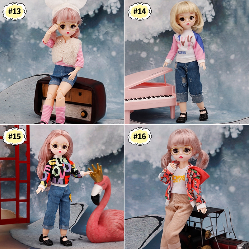 Búp Bê Công Chúa Barbie 30cm Mặc Trang Phục