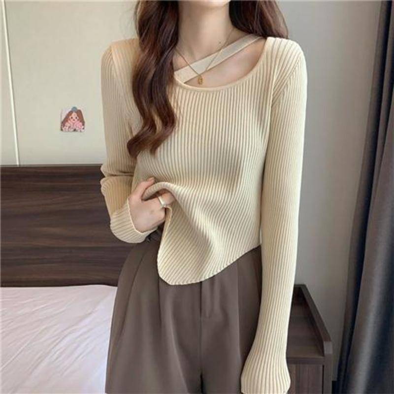 Áo Dệt Kim Dáng Ngắn Thời Trang Xuân Thu Dành Cho Nữ