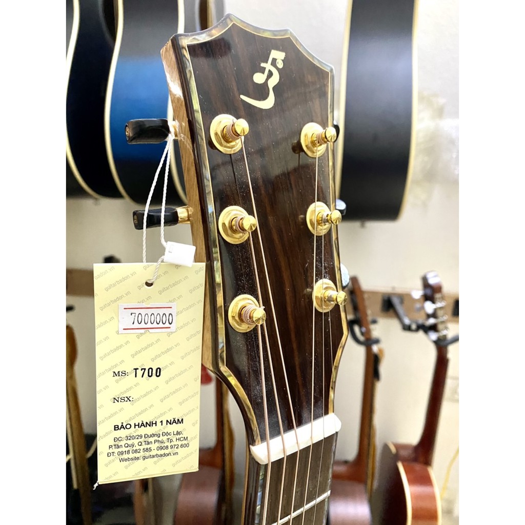 GUITAR BA ĐỜN ACOUSTIC T700 CẨN XÀ CỪ