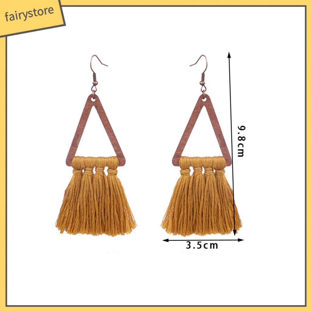 1 Đôi Khuyên Tai Phong Cách Bohemian Thời Trang Cho Nữ