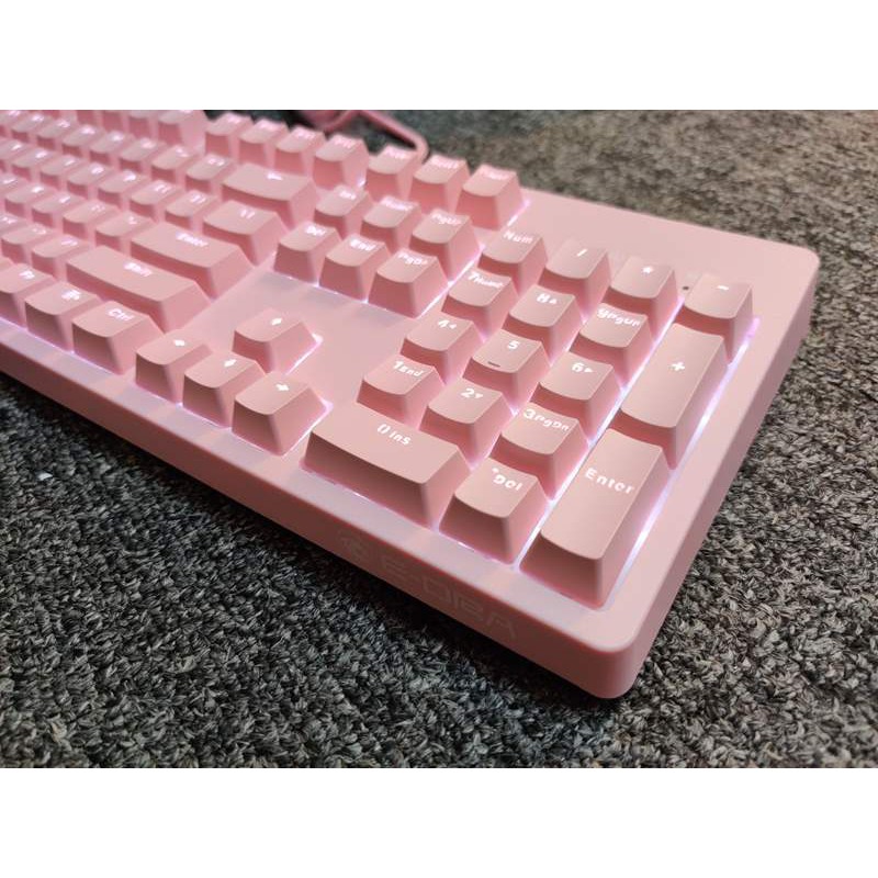 Bàn Phím Cơ E-DRA EK3104 Màu Hồng Led Đẹp - Bàn Phím Gaming Pink