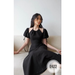 ĐẦM MAXI CỘT NƠ CỔ YẾM