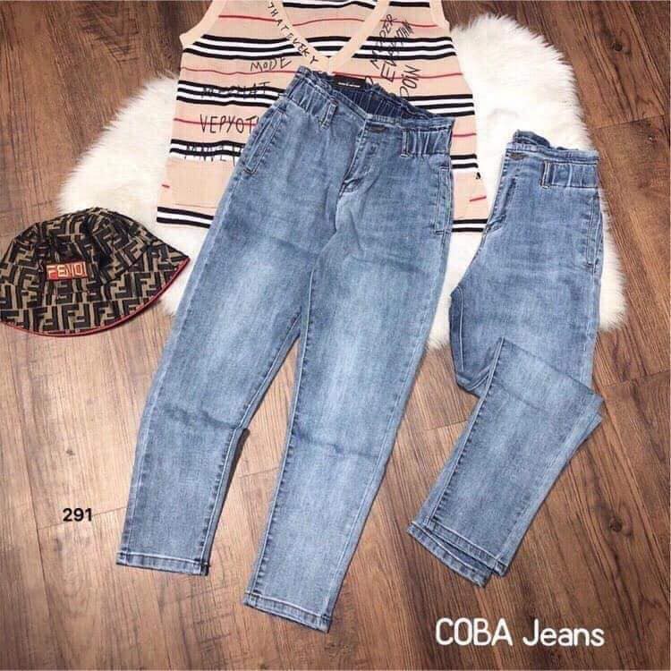 [ Mã FAMAYWA giảm 10K đơn 50K] Quần jeans nữ baggy lưng chun chất đẹp đủ size | WebRaoVat - webraovat.net.vn