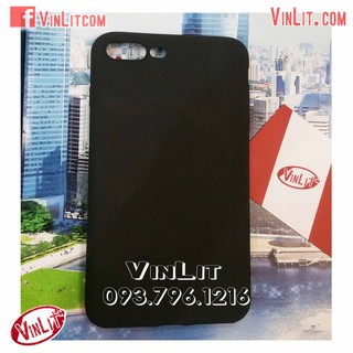 Ốp lưng iphone 7 plus, iphone 8 plus ốp lưng siêu mịn - màu đen - chất liệu tốt i7p21066