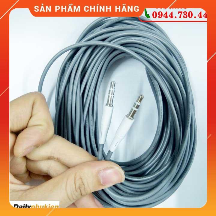 Dây cáp nối máy tính, điên thoại với loa dài 15m xám dailyphukien