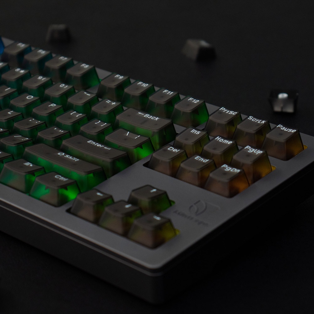 Clear Keycaps OEM Profile Pudding PBT Double Shot Bàn phím cơ học Keycap