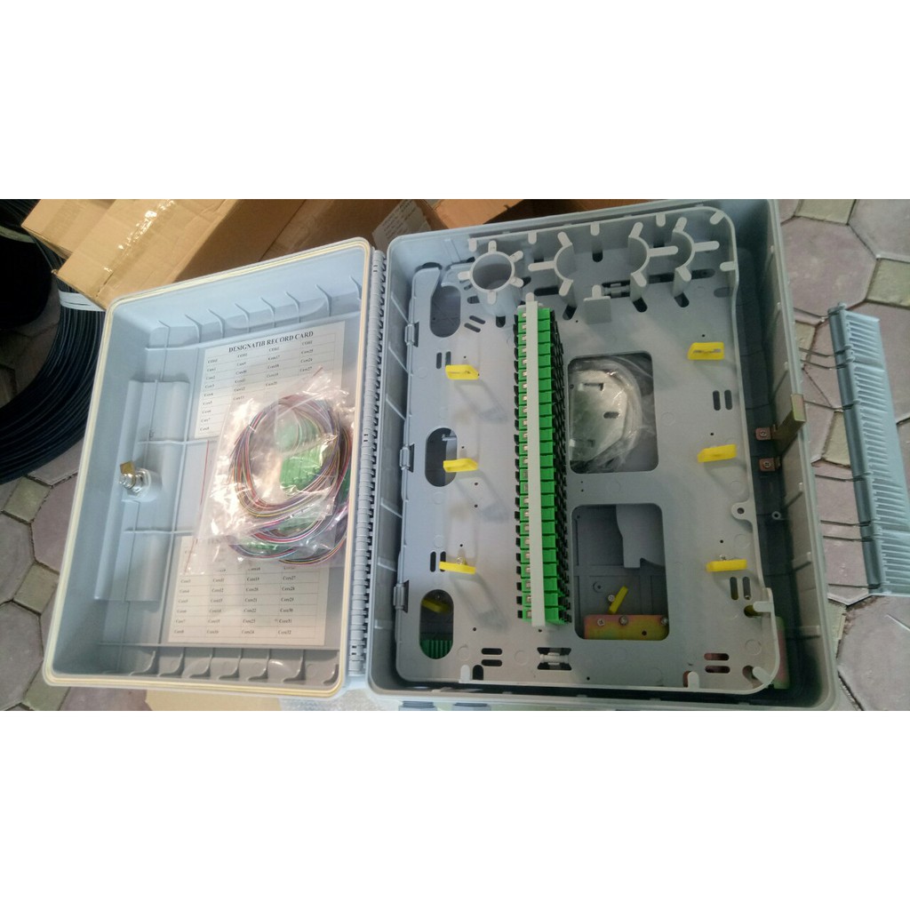 ODF 48-96FO outdoor nhựa full phụ kiện. Hàng chính hãng