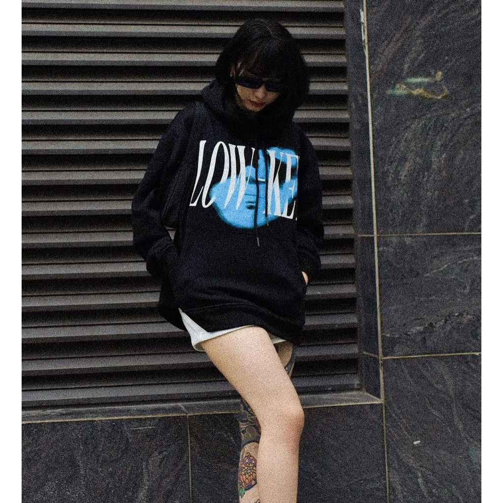 Áo Hoodie unisex BLACKDOKI-BLUEMASK 2 , áo hoodie nỉ bông form rộng dày dặn oversize cá tính hiện đại
