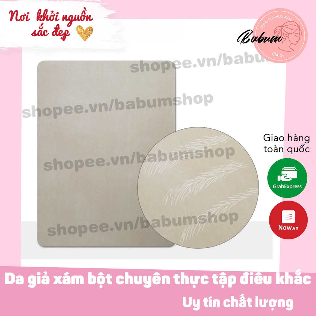 Da giả xám bột, da xám bột dành cho những người mới tập phun xăm, điêu khắc, da giả cho người mới bắt đầu