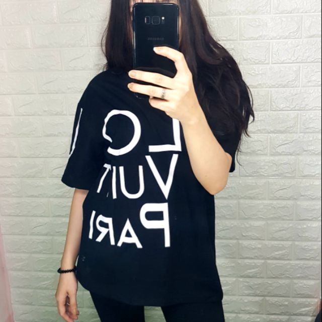 Set áo phông rộng kèm quần bó