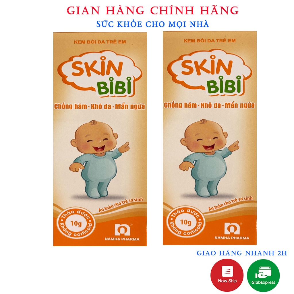 Kem Bôi Da Skinbibi.Giúp Da Bé Mềm Mại,Hăm,Mẩn Ngứa,Mề Đay