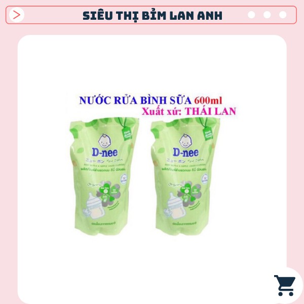 NƯỚC RỬA BÌNH SỮA DNEE ORGANIC 620ML, 600ML DATE MỚI NHẤT