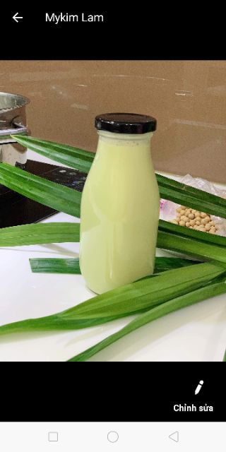 Combo 10 chai thủy tinh 300ml nắp đen